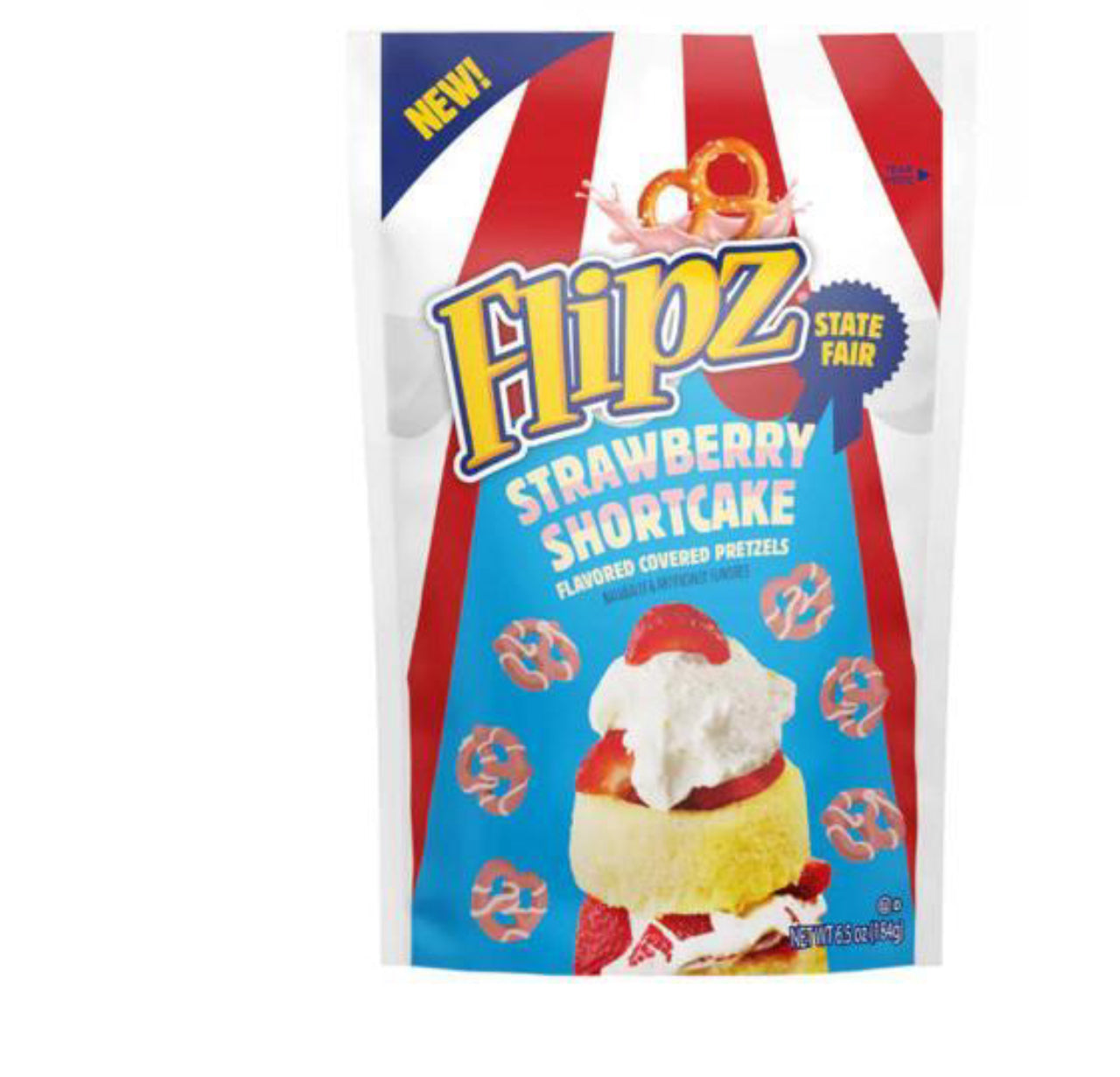 Flipz state fair strawberry shortcake pretzel