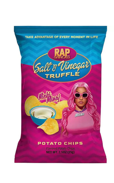 Rap snacks Nicki minaj salt & vinegar